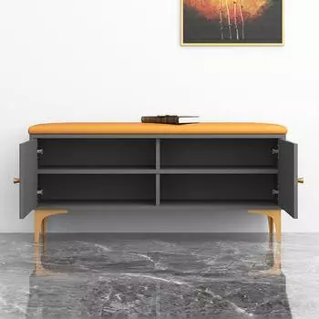 Табурет для пеленания обуви Роскошный шкаф для обуви Прихожая Входная дверь Табурет для обуви Мебель для дома Подставка для обуви Мягкая подушка