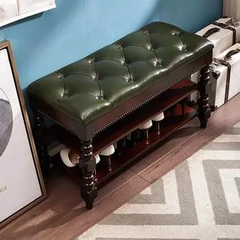 Табурет для переодевания обуви из цельного дерева, входная дверь, можно использовать как шкаф, многофункциональный европейский стеллаж, табурет для ношения