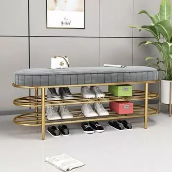 Табурет для смены обуви, входная дверь, можно носить обувь сидя, подставка для обуви, встроенная, простая и легкая, роскошь