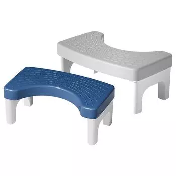 Табурет для унитаза, какашка для приседаний, толстый переносной табурет для горшка, противоскользящий для детей Gray