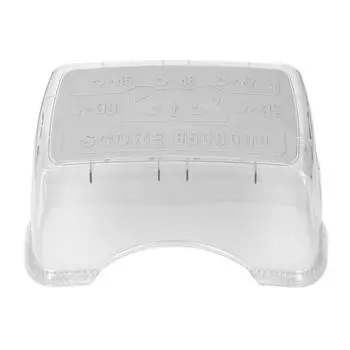 Табурет для унитаза, нескользящий, прозрачный, ПЭТ, прочный, многофункциональный, для сидения на корточках, для какания