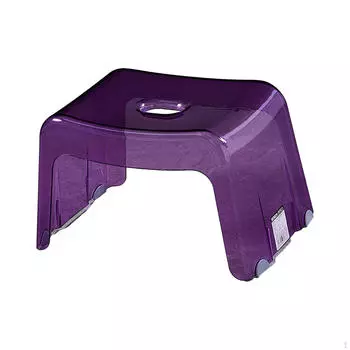 Табурет для ванной комнаты, подставка для ног, нескользящая, удобная, под стол синий