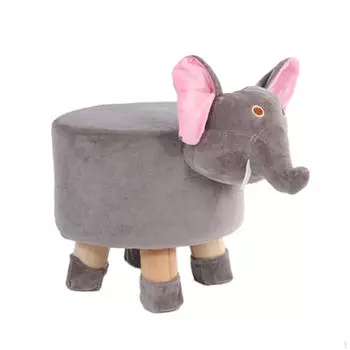 Табурет с подставкой для ног, декоративная стабильная немая нижняя подушечка, круглая табуретка для ног оттоманка для Elephant