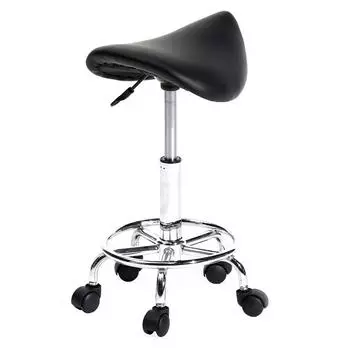 Табурет-седло Ha Ha Feet Rotation Bar Stool Black Barber Shop Furniture United States