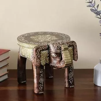 Табурет в виде слона, декоративные предметы в стиле Раджастхани для гостиной, спальни, офиса, показательные подарки