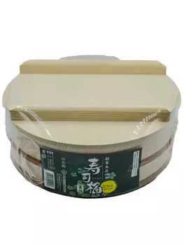 Контейнер Тачибана Суши Оке Пластиковая Тага с Крышкой Подставка для Риса Сделано в Японии 27см 3 Чашки Натуральный Прибл.. Прибл.