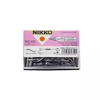 Tachikawa Pin Manufacturing sunlight pen nib N360 point hard chrome 100 pieces N360C100