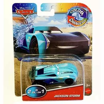 Тачки 2020 Mattel Color Changers Mini Car 1 Pack Jackson CARS COLOR CHANGERS 1PACK JACKSON STORM Disney Pixar Disney PIXAR Movie Character Car Color