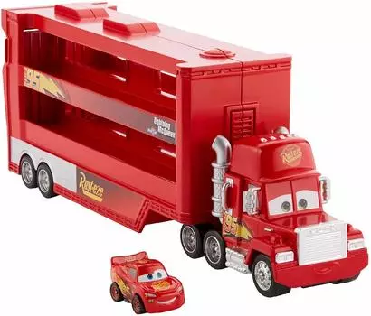 Тачки 3 Disney Crossroad Mattel Mini Racers Мини-машинка унисекс Mack Transporter Hauler Disney Pixar Тачки Mack Mini Racers Hauler / [Предмет]
