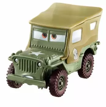 Тачки 3 Тачки Crossroad Mattel Diecast Mini Car SARGE MATTEL 2017 SARGE Disney PIXAR Character Car Последний фильм 155 / [Предмет]