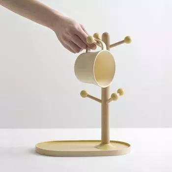 Tackaon Guru подстаканник из цельного дерева органайзер для чашек подстаканник ivory