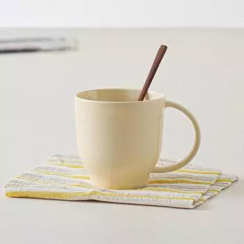 Tackaon Unique Daily Mug 360 мл [4 цвета] Кружка для дома, кафе, подарочный набор на день рождения и новоселье white