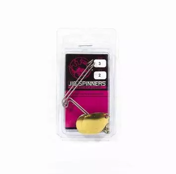 Tackle Tactics Jig Spinner HD Mid Frame Size 3 Gold Colorado (5218)