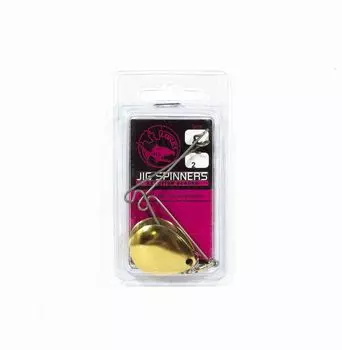 Tackle Tactics Jig Spinner HD Mid Frame Size 3 Gold Colorado (5232)
