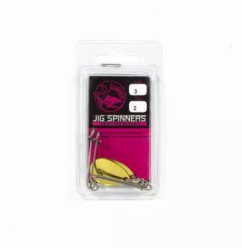 Tackle Tactics Jig Spinner HD Small Frame Size 3 Gold Colorado (5201)