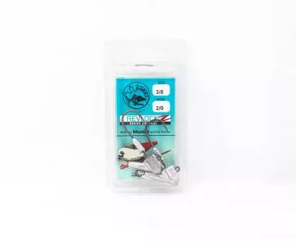 Tackle Tactics Revlockz HD NC Jig Head 3/8 унции 2/0 2 шт. в упаковке (9452)
