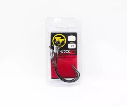 Tackle Tactics TT ChinlockZ Неутяжеленный червячный крючок 6/0 4 шт./упаковка (0923)