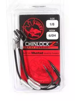 Tackle Tactics TT ChinlockZ SWS Утяжеленный червячный крючок 1/8 унции 6/0 3 шт./упаковка (0879)