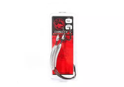 Tackle Tactics TT ChinlockZ Weighted Worm Hook 1 oz 10/0 2/pack (5461)