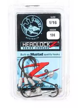 Tackle Tactics TT Headlockz HD Jig Head 1/16 унции 1 6 шт./упаковка (3535)