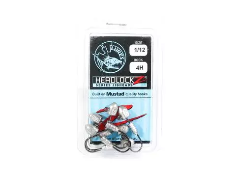 Tackle Tactics TT Headlockz HD Jig Head 1/12 унции 4 H 6 шт. в упаковке (3498)