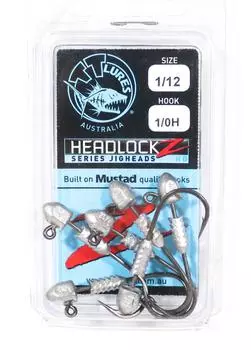 Tackle Tactics TT Headlockz HD Jig Head 1/12 унции 1/0 6 шт. в упаковке (3573)