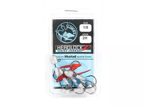 Tackle Tactics TT Headlockz HD Jig Head 1/8 oz 2 H 6/pack (3580)