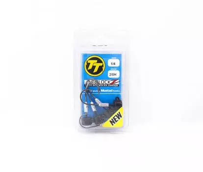 Tackle Tactics TT Nedlockz HD Jig Head Black 1/4 унции 2/0H 5 шт. в упаковке (7656)