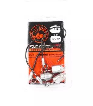 Tackle Tactics TT SnakelockZ Jig Head 1/4 oz 3/0 XH 3/pack (6481)