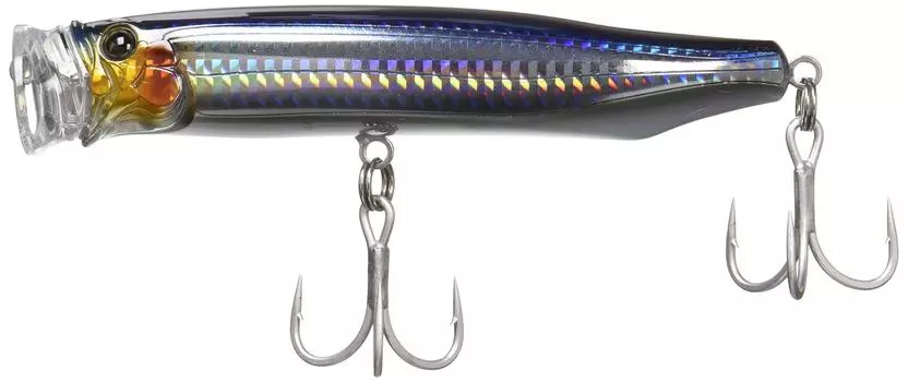 TackleHouse Popper Contact Feed Diving Katakuchi Slit HG CFDW135 Lure Wobbler, 135mm, 42g, Black-spotted #09