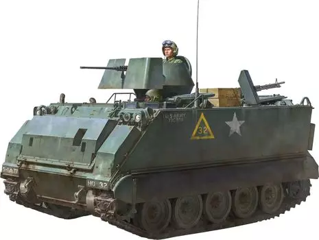 Tacom Hobby HQ Американский бронетранспортер M113A1 ACAV 2 в 1 Пластиковая модель Andy s 1/16 Carrier/M113A1 TKOAHHQ-009