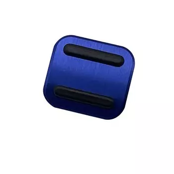 TADOKAPATU T-JTL1 Parking Foot Brake Pedal Cover, Anti-Slip, Rubber, Aluminum Alloy Material, 1 Piece, Fits Honda, Mazda, Suzuki, Blue