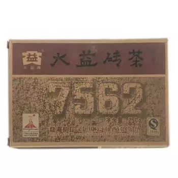 TAETEA 7562 * Чай пуэр Menghai Dayi Brick Pu er Спелый чай пуэр 250 г 001