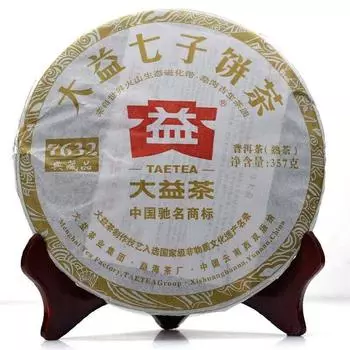 TAETEA 7632 Collection * Yunnan Menghai Dayi Puer Спелый чай пуэр 357г 201