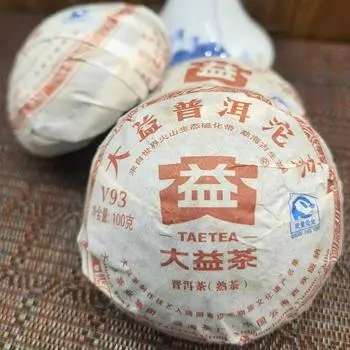 TAETEA V93 Туо Ча* 2011 Юньнань Мэнхай Дайи Пуэр Спелый чай Пуэр Шу Пуэр 100g