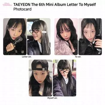 Taeyeon 6th Mini Album Letter To Myself Официальная фотокарточка KPOP K-POP SNSD Letter ver #1