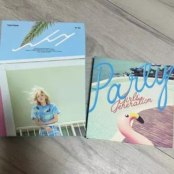 Taeyeon Y Why Распечатанный альбом Girls Generation Фотокнига Товары Lp Dvd