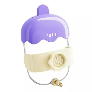 Tafit Pet Мелкое животное Водоплавающая птица Водяной попугай Питьевая течь Идеально подходит для Гвинеи Большая емкость Поилка, Поилка, Контейнер, Бутылка, Доказательство, Птицы, фиолетовый