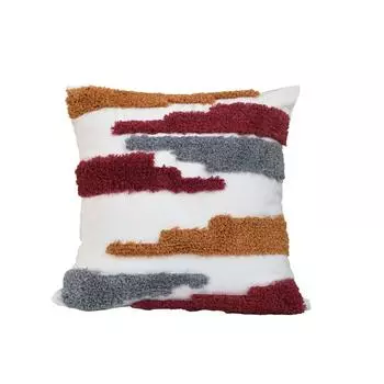 Тафтинговая диванная наволочка в стиле ретро, простая художественная круглая бархатная подушка, мягкая офисная подушка для дивана, наволочка