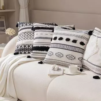 Тафтинговая подушка для дивана, гостиной, роскошной гостиницы, спальни, кровати, квадратная подушка 45*45