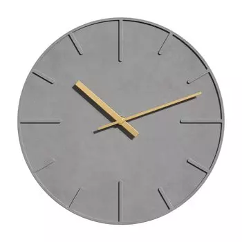 TAHITICA Wall Cement Wall Room Living Newswelding Стильные часы, тихие, часы, простые, современные, скандинавские, 30 см, украшение, комната, интерьер, подарок, серый
