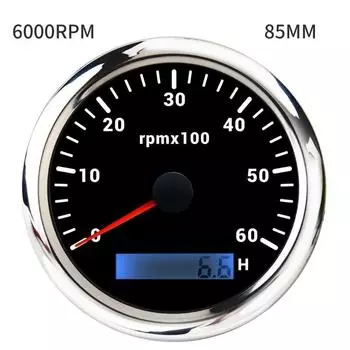 Тахометр для лодочного мотора чёрный