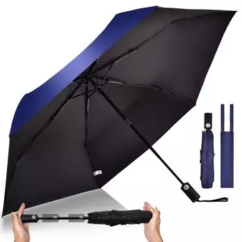 TAIKUU Складной Большой Складной Сильный Ветер Складной Супер Вода Зонт Чехол в комплекте Зонт, Прочный, Легкий, Размер, Зонт, Прочный, Ветрозащитный,