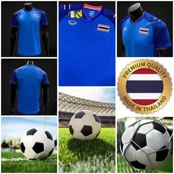 ТАИЛАНД НАЦИОНАЛЬНЫЕ АЗИАТСКИЕ ИГРЫ 2018 Футбол Тренировочная футбольная майка CHEER Fan Version Быстросохнущая футболка с V-образным вырезом и коротким рукавом Униформа Логотип слона Спорт XS