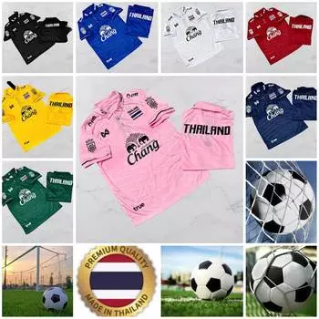 ТАИЛАНД Национальный футбол Футбольная тренировка ДЖЕРСИ CHEER Фанатская версия Быстросохнущая рубашка Поло Полиэстер Униформа с короткими рукавами Логотип слона Спорт на открытом воздухе M