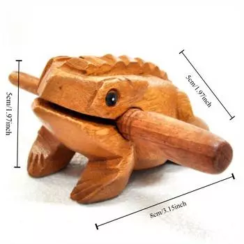 Таиландская лягушка, резьба по дереву, украшения, вырезанная вручную жаба, креативные вокальные игрушки, жаба из цельного дерева, ремесло, живописные сувениры