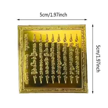 Таиландский Храм Благословляет Писание Безопасности Карта Будды Бога Приносит Удачу и Удачу 5cm