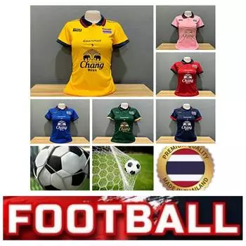 Таиландский национальный женский футбольный тренировочный свитер с принтом болельщика в стиле ретро слон быстросохнущая рубашка-поло с коротким рукавом спортивная форма для активного отдыха Onesize