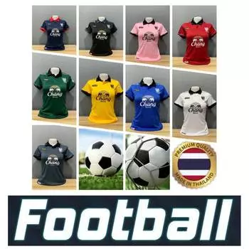 Таиландский национальный женский футбольный тренировочный свитер с принтом болельщика в стиле ретро слон быстросохнущая рубашка-поло с коротким рукавом спортивная форма для активного отдыха Onesize