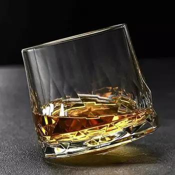 Таиландский океан, гироскоп, виски, рок-стекло, тяжелый вращающийся бокал для вина с большой ручкой, ромбовидная верхняя чашка для пива, стакан для виски Chivas XO 1 Pcs Top Glass 300ml